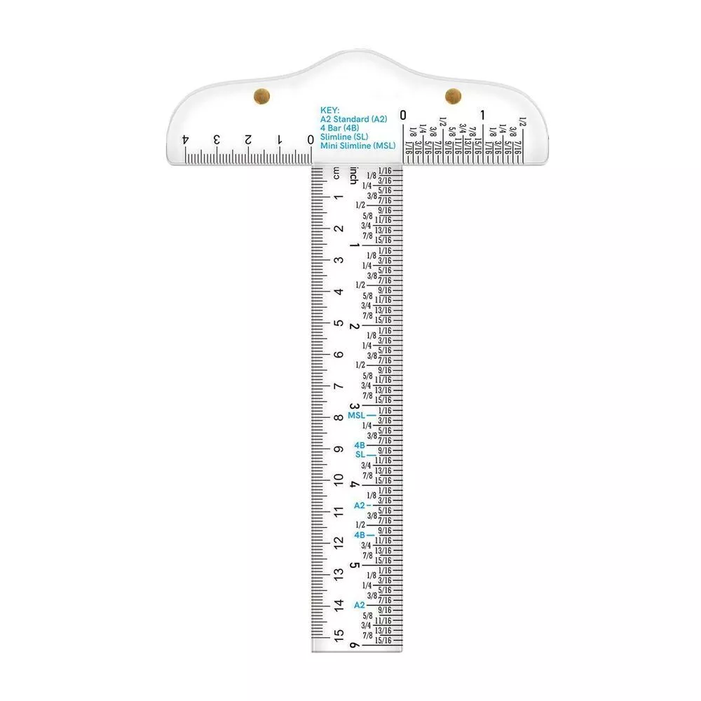 Clear Handtool Inch Metric T Square Graduated T Ruler T Square Ruler 6