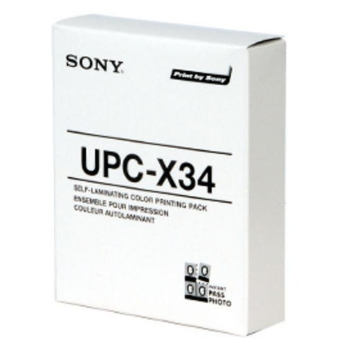 DNP 10UPC-X34 3.5"x4" Color Ribbon & Ink Self Laminating Print Pack for Sony - 第 3/3 張圖片
