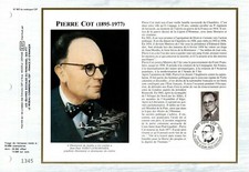 2406++FEUILLET CEF 1er JOUR 1986   PIERRE  COT