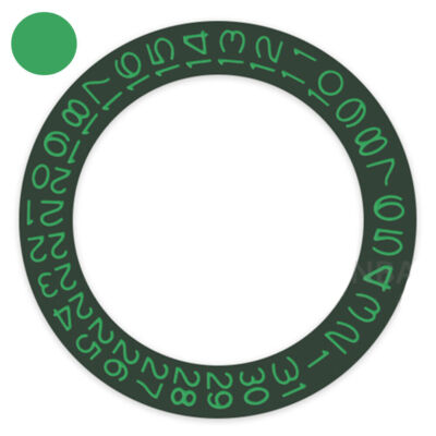 Dark Hunter Green Background Jade Green Font Date Wheel for 35 NH36