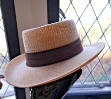 Stetson Straw Feel Polyester Natural Beige SMALL Classic COLONEL