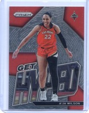 2023 Panini Prizm WNBA Get Hyped NO. 7 A'ja Wilson - Las Vegas Aces