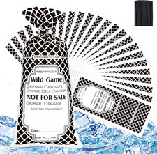 1500 Pack Wild Game Meat Bags for Freezer 1.5 Lb Ground Beef Meat Freezer Bags H