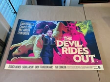 Mondo Print Sammelin Devil Rides Out Original Poster #d 29 out of 220 HAMMER