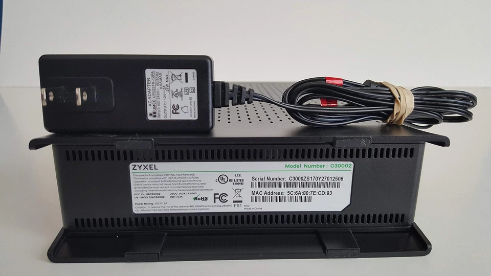 ZyXEL C3000Z Modem CenturyLink - Image 4 of 4