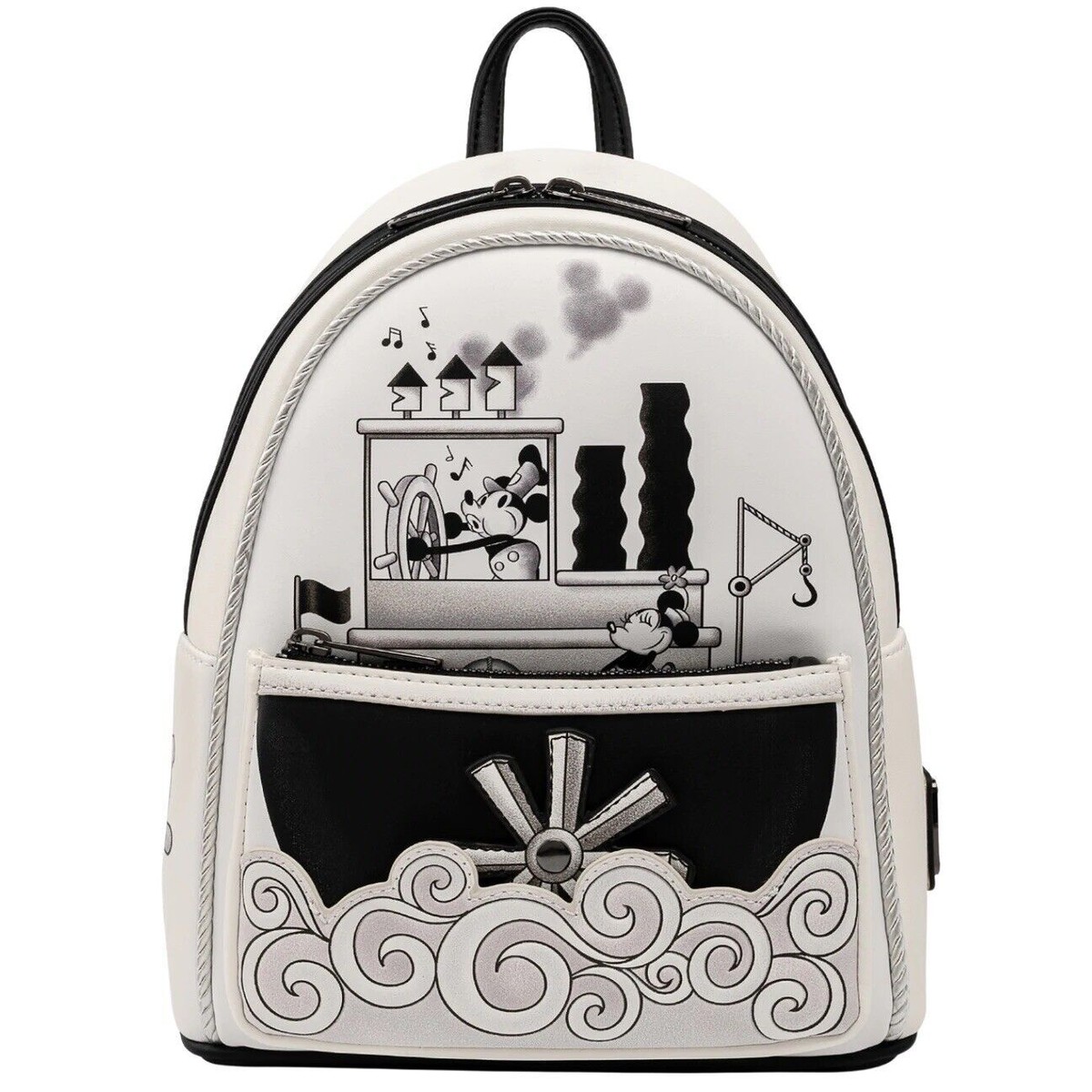Loungefly Disney Mickey Steamboat Willie Music Cruise Mini  display picture 2