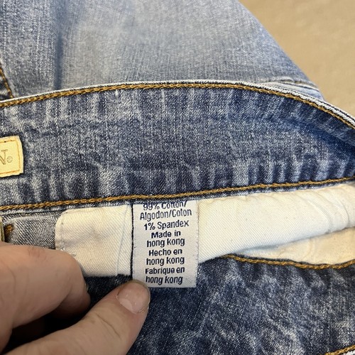 Pantaloni da città blu Stetson taglia 16 denim larghi gamba con bottoni all'interno - Foto 17 di 19