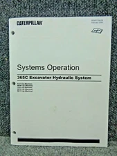 OEM Factory Caterpillar 365C Excavator Hydraulic Systems Operation Manual
