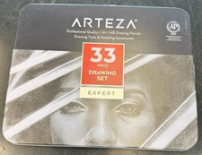 Arteza  Pro Series Drawing Set of 33 pc|pz  #7393 Professional Set And Quality