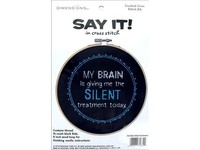 Dimensions Cross Stitch Kit Say It Silenttreatmnt on sale Dimensions Cross Stitch Kit Say It Silenttreatmnt on sale