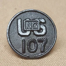 WWI US NG 107th Regiment Collar Disk, 27th, 28th, 32nd Divisions