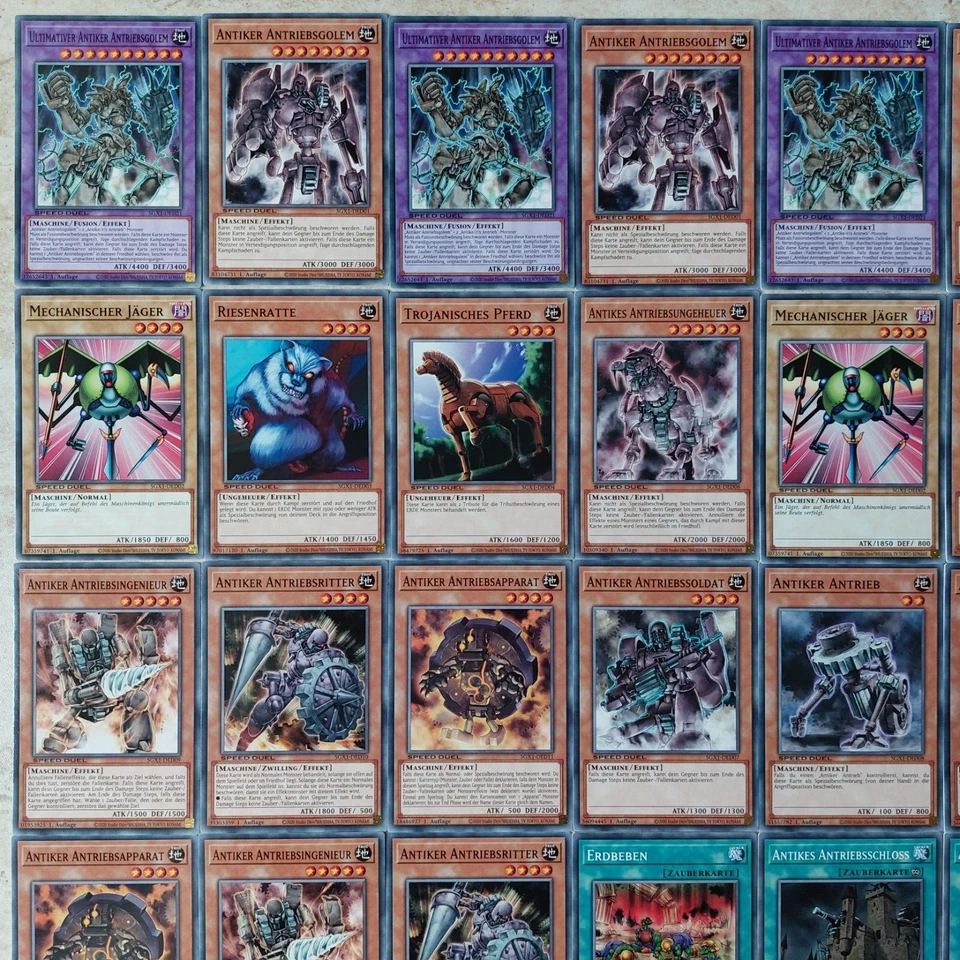 Yugioh GX Antiker Antriebsgolem Themendeck Fusion Maschine 60 Karten deutsch - Bild 2 von 4