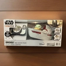 Star Wars Remote Control Hover Pram Radio Toy Disney Mandalorian Grogu Child
