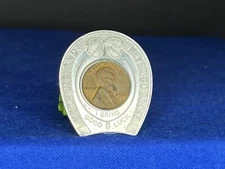 1946 SKYRIDER SHOES FOR BOYS LUCKY ENCASED PENNY COIN