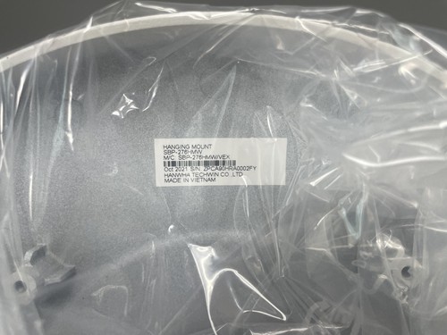 Adaptador de montaje Hanwha Vision SBP-276HMW para cámara de red blanco - Imagen 5 de 5