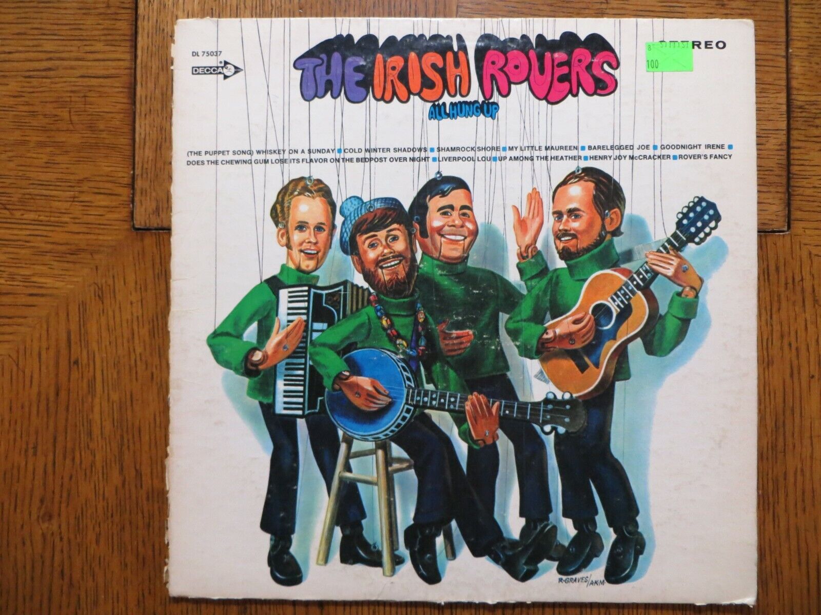 Irish Rovers - All Hung Up - 1968 - Decca DL 75037 Vinyl Record Album