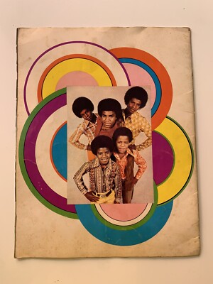 Vintage Jackson 5 1960s 1970s Concert Tour Souvenir Program J5