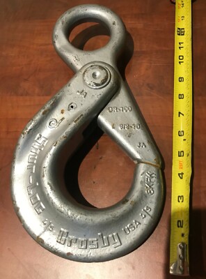 New Crosby Eye Shur-Loc 5/8'' Rigging Lifting Hook | 22,600 lbs. WLL 1022941