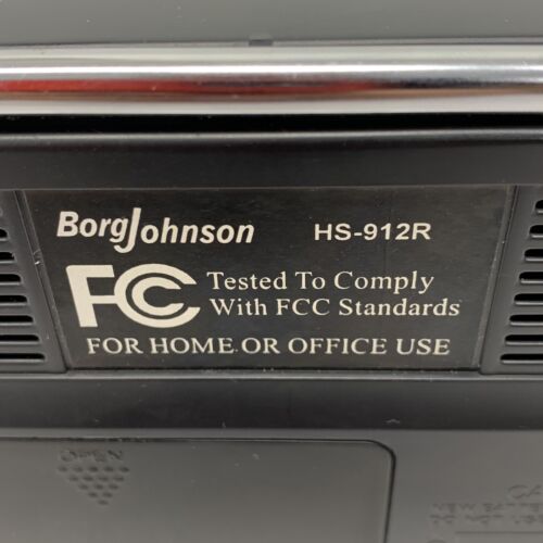 Borg Johnson HS-912R World-Wide Radio, FM/TV/MW (AM)/SW1-9 12 Band Receiver - Picture 6 of 10