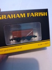 Graham Farish 377-451C 16T Slope Sided Mineral Wagon MOT Bauxite 1:148/N