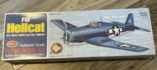 Guillow's Grumman F6F Hellcat US Navy WW2 Carrier Fighter Model Kit 503