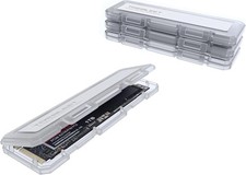4-Pack NVMe Case Protective Box for M.2 2280 SSD Portable with 4 Pack, White