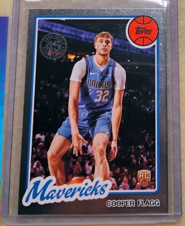 Cooper Flagg Rookie (5) Card Lot 45th 80BK-51 8 Bit Dallas Mavericks ROY 