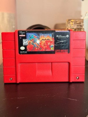 Doom US-Version (red /rot) für SNES Super Nintendo NTSC