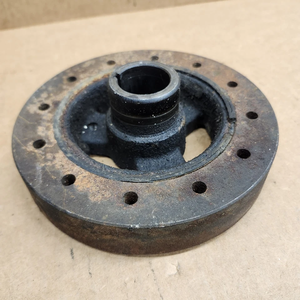 84-91 C4 Corvette Crankshaft Harmonic Balancer Pulley 5.7L 350 V8 85' GOOD USED - Image 2 of 4