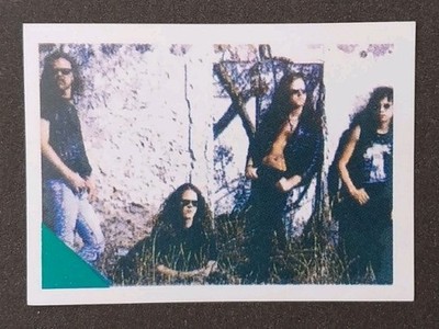 1990 METALLICA The Wall Live Argentina James Lars Kirk Jason Card #18