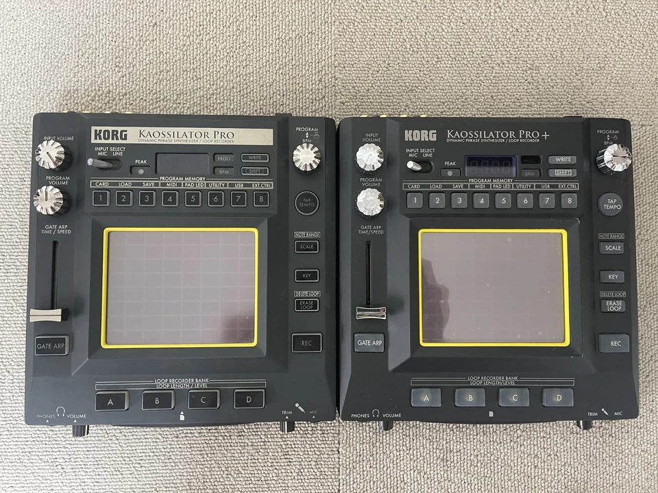 KORG Kaossilator Pro and Pro+ Pair Set of 2 KO-1Pro KO-1Pro+ Plus Tested Working - Image 2 of 4