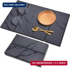 Large Stone Drying Mat for Kitchen Counter, 24"x16" Collapsible Quick Dry Dish D