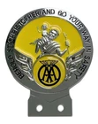 AA Yellow St Christopher Car Badge with Fixings