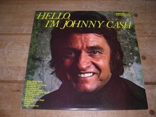 Johnny Cash... Hello I'm Johnny Cash Lp Record. limited.