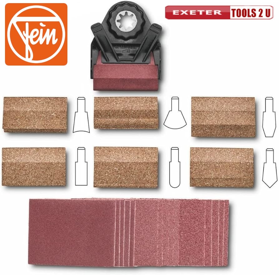 FEIN Profile Sanding Set - Starlock Plus (22 Piece) - 63810031010