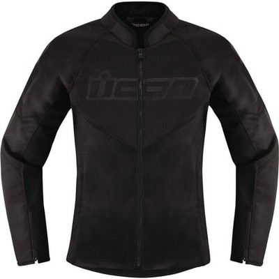 Icon Hooligan C.E. Women's Textile Motorcycle Jacket | Black