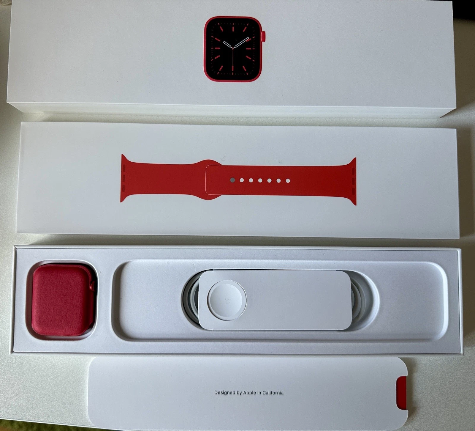 Apple Watch Series 6 44mm LTE Red “Note Note”