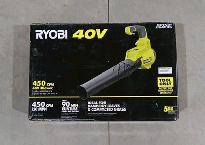 RYOBI 40V 120 MPH 450 CFM Cordless Battery Variable-Speed Blower (Tool Only) New