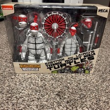 TMNT The First Turtles Black & White Variant 2 Pack Figures NECA NEW