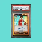 2024 Topps Chrome Zaccharie Risacher RC Auto Gold Refractor #50/50 PSA 8