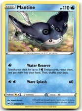 Mantine 052/202 SWSH01: Sword Shield Base Set Uncommon Normal Pokemon TCG NM