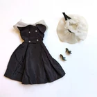 Vtg 60s Barbie After Five #934 Clothing Oufit Complete - Dress Hat Shoes