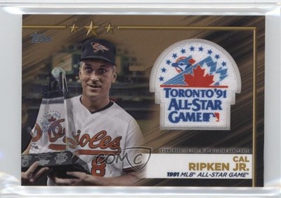 2022 Series 2 All-Star Alumni Commemorative Relics Gold /75 Cal Ripken Jr 04br
