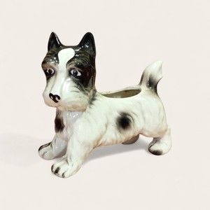 Vintage Made in Japan Ceramic Scottish Terrier Dog Figurine
