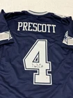 Dak Prescott Dallas Cowboys Signed Football Jersey COA