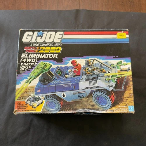1987 HASBRO GI JOE ELIMINATOR BATTLE FORCE 2000 VEHICLE - BOX ONLY