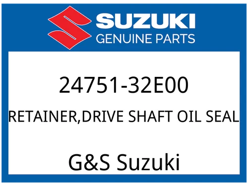 RETAINER,DRIVE SHAFT OIL SEAL