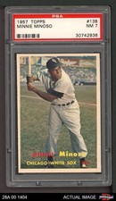 1957 Topps #138 Minnie Minoso White Sox HOF PSA 7 - NM