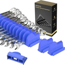 48 Pcs MAGNETIC Modular Wrench Organizers for Tool Drawers - Wrench Rack with Me