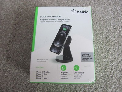 New Belkin BoostCharge 7.5W Magnetic Wireless Charge Stand iPhone 12,13,14,15
